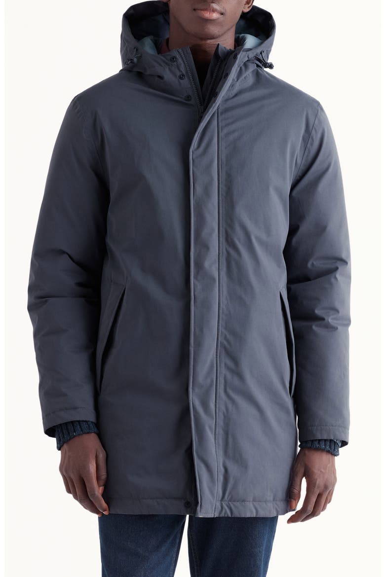 Gybe Waterproof Coat, Main, color, IRON ORE