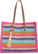 Dolce Vita Citrine Woven Straw Tote