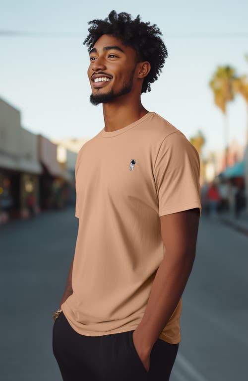 Dalix Astronaut Tee In Peach