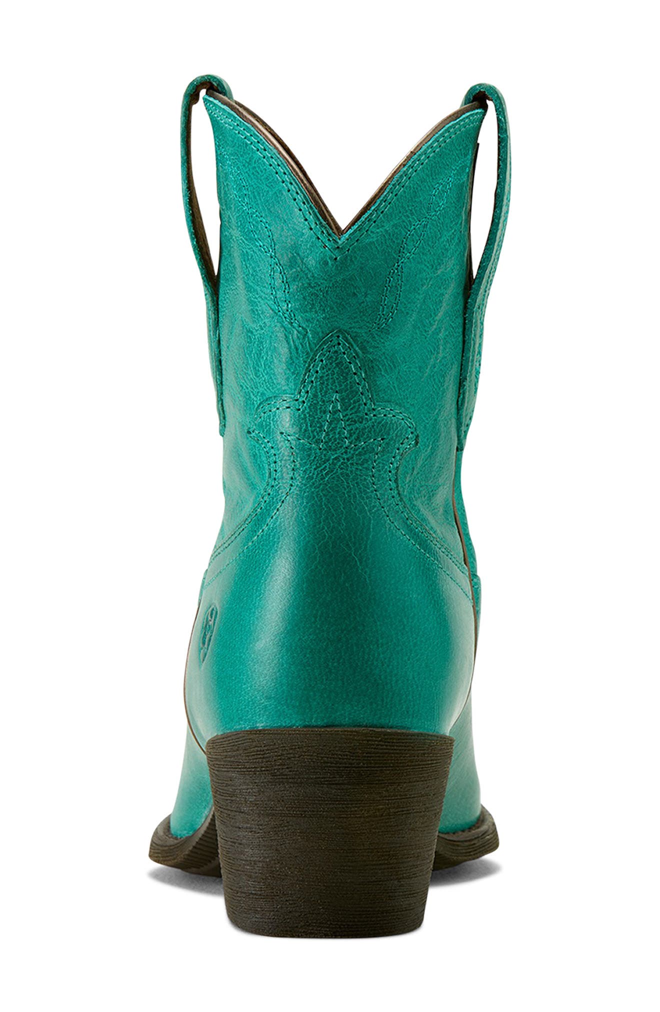 Maggie J Toe Short Western Boot, Alternate, color, DEEP TURQUOISE