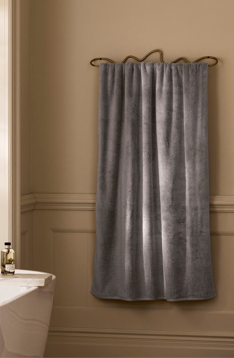 Boll & Branch Turkish Ultra Plush Organic Turkish Cotton Bath Towel, Alternate, color, Stone