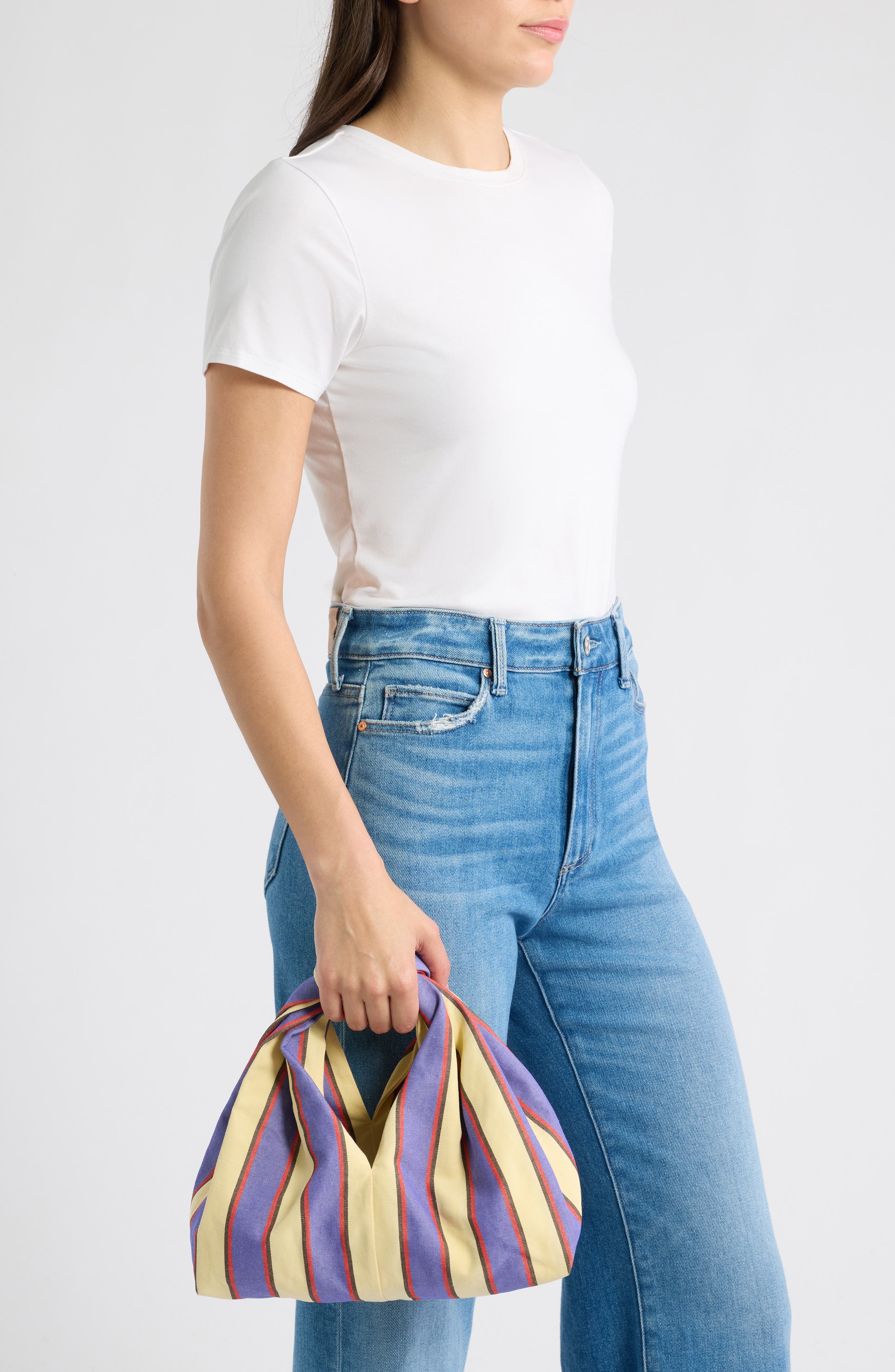 Helga Stripe Cotton & Linen Top Handle Bag, Alternate, color, JEWEL BTTR RED RUNNING STRP