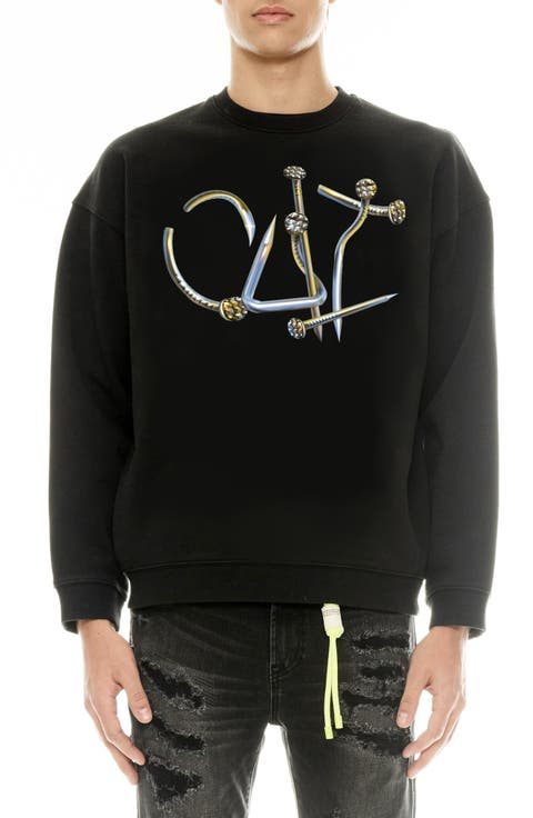 Nail Logo Graphic Sweatshirt