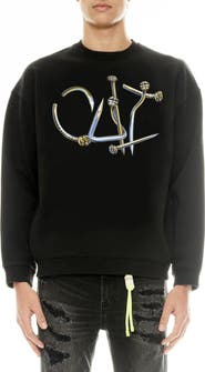 Cult of Individuality Nail Logo Graphic Sweatshirt