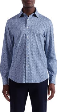 Bugatchi James OoohCotton® Floral Button-Up Shirt