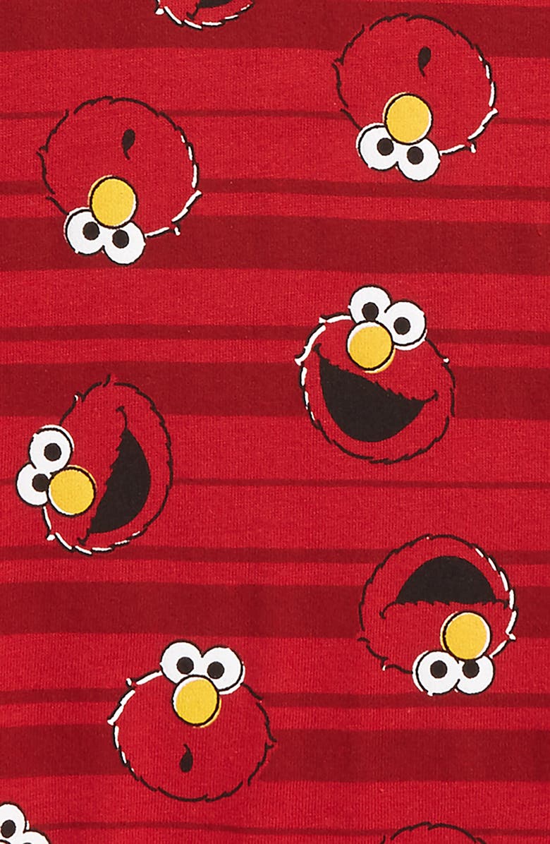 Mighty Fine Elmo Stripes T-Shirt, Alternate, color, Red