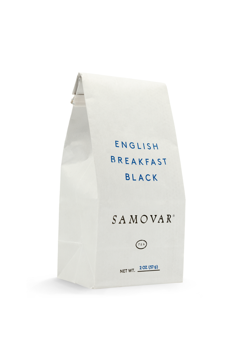 Samovar Tea English Breakfast Black Tea, Organic, Main, color, 2 Oz Bag
