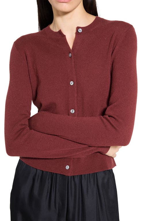 Theory Cashmere Cardigan In Red