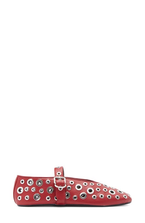 Steve Madden Ansley Ballet Flat In Red
