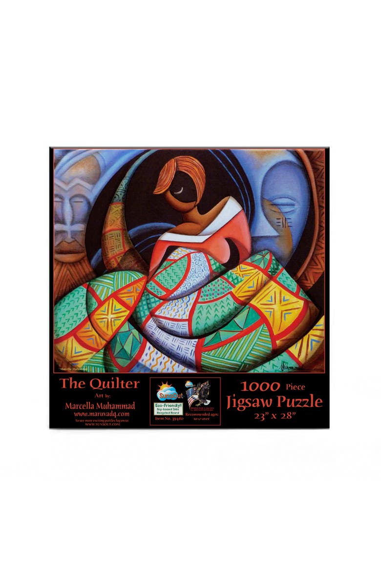 Sunsout The Quilter 1000 piece Jigsaw Puzzle for Adults, Alternate, color, Multicolor