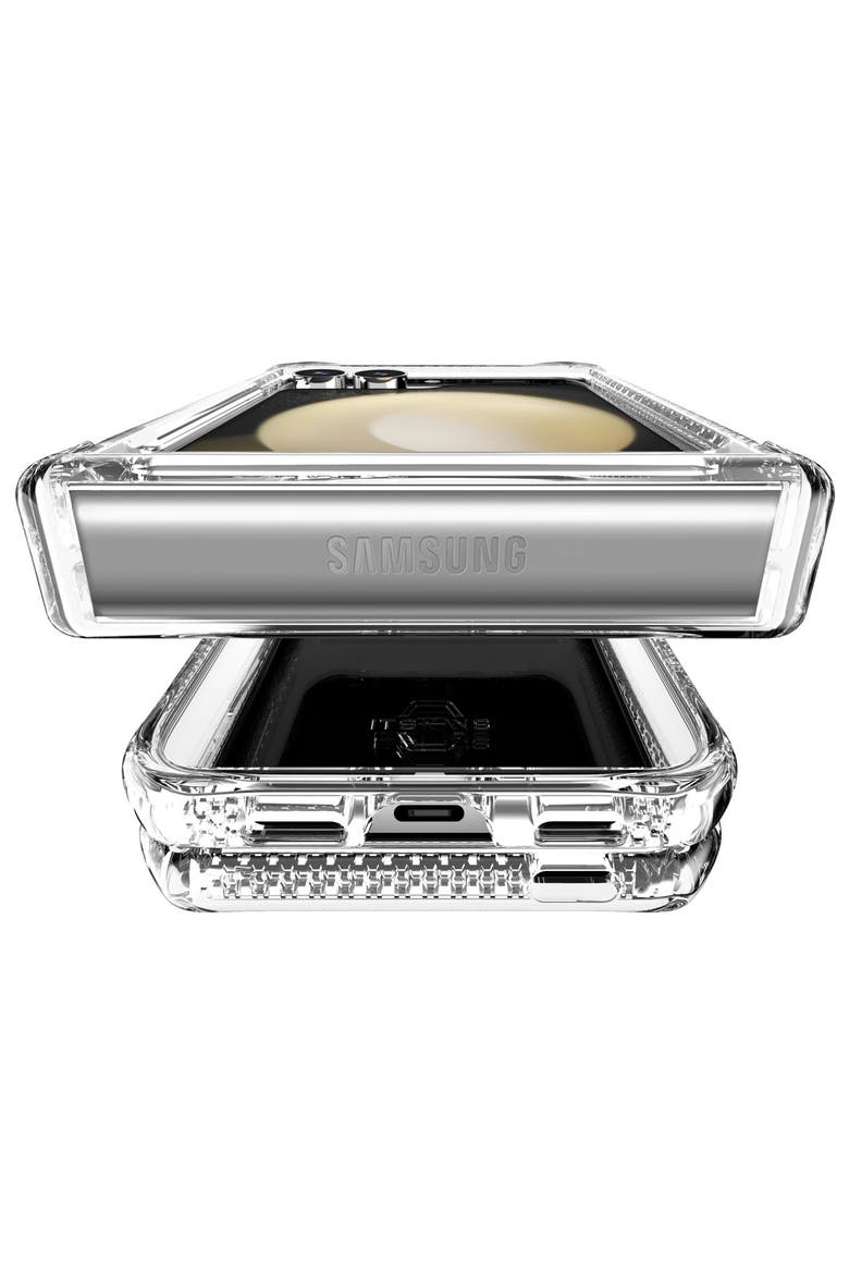 Hybrid_R Clear Hinge Case for Samsung Galaxy Z Flip6, Alternate, color, Clear