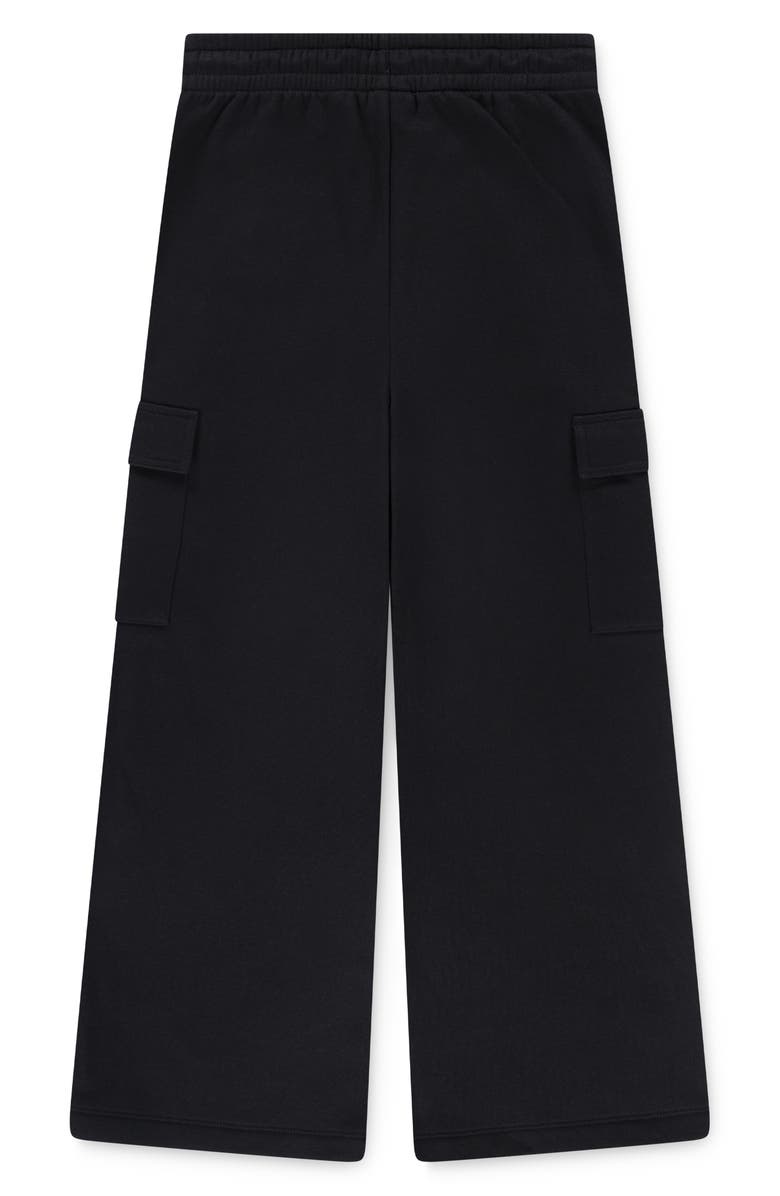 Jordan Kids' Y2K Fleece Cargo Joggers, Alternate, color, Black