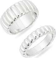 NORDSTROM RACK Demi-Fine 2-Pack Assorted Rings