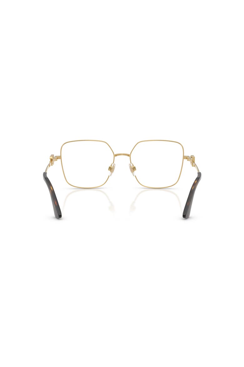 56mm Square optical glasses, Alternate, color, Gold