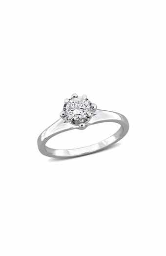 Created Forever Round Lab Grown Diamond Solitaire Ring