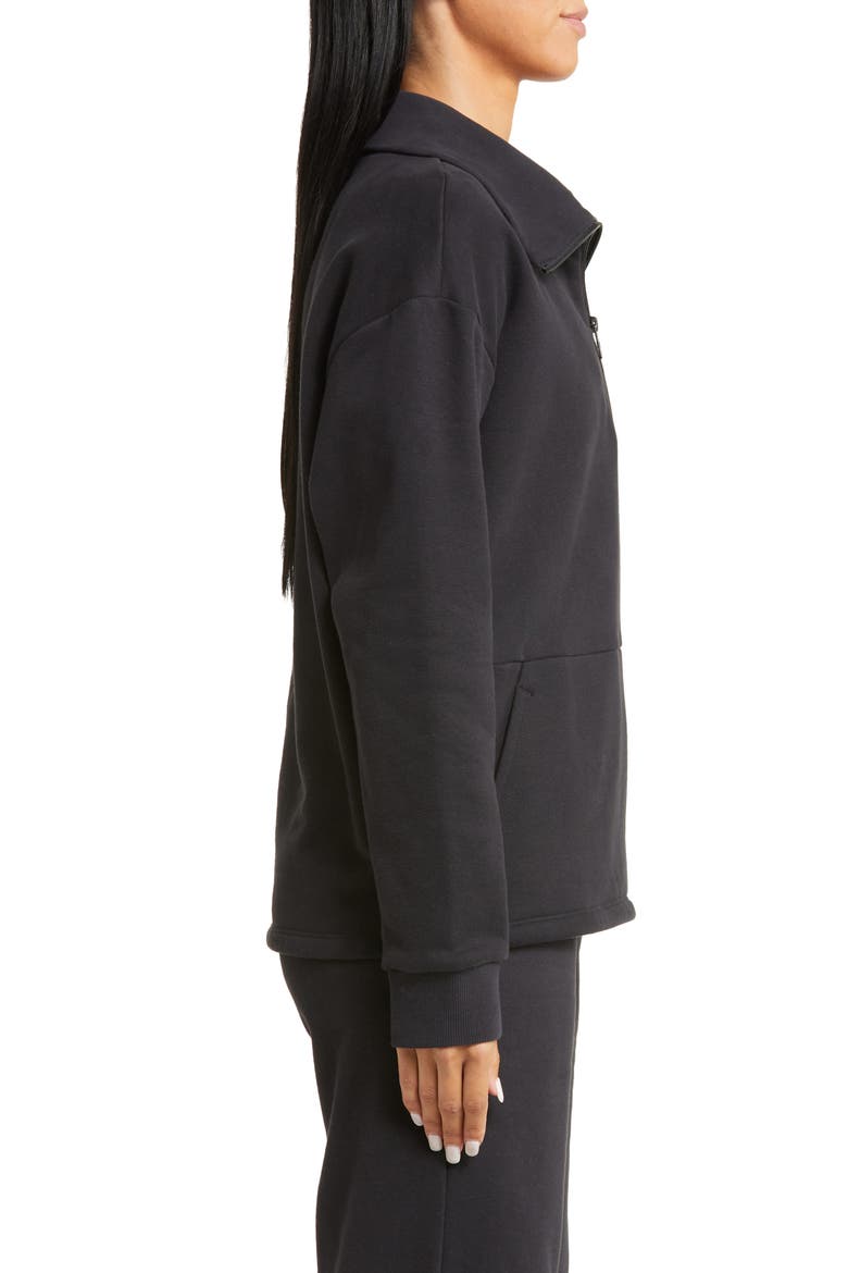 Trek Half Zip Pullover, Alternate, color, BLACK