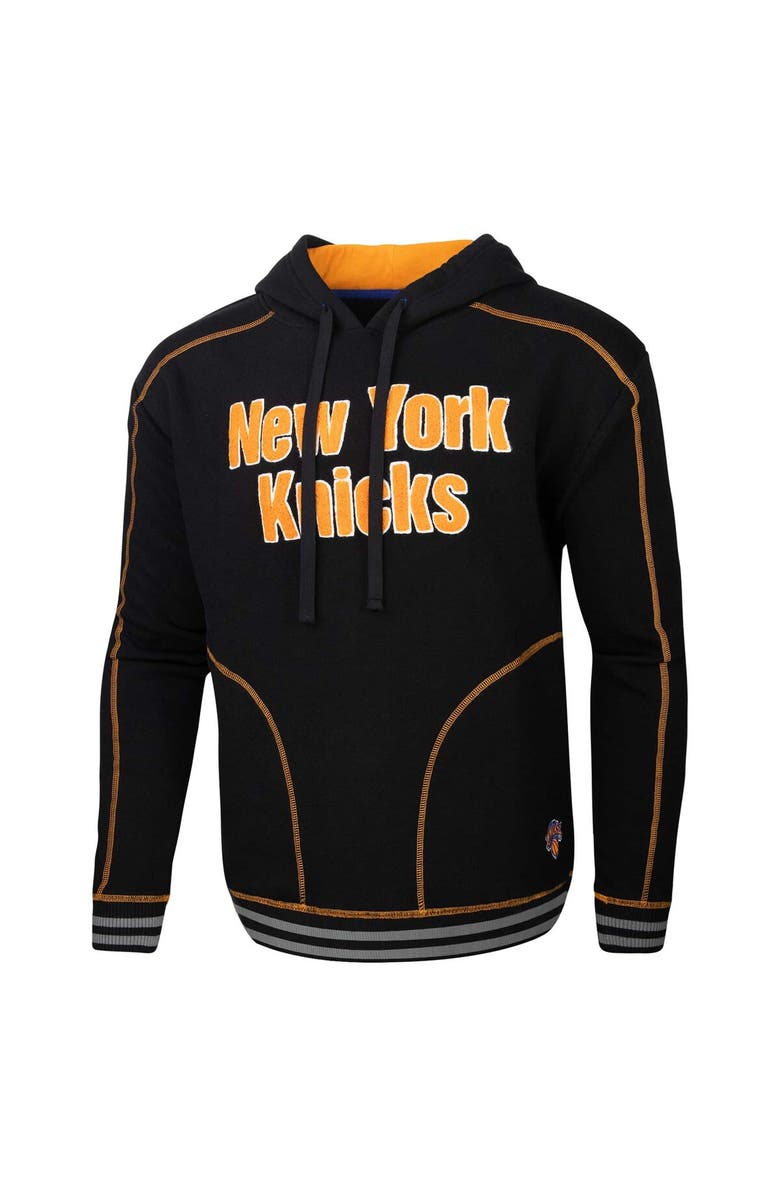 Stadium Essentials Men's Stadium Essentials Black New York Knicks Baseline Pullover Hoodie, Alternate, color, Black