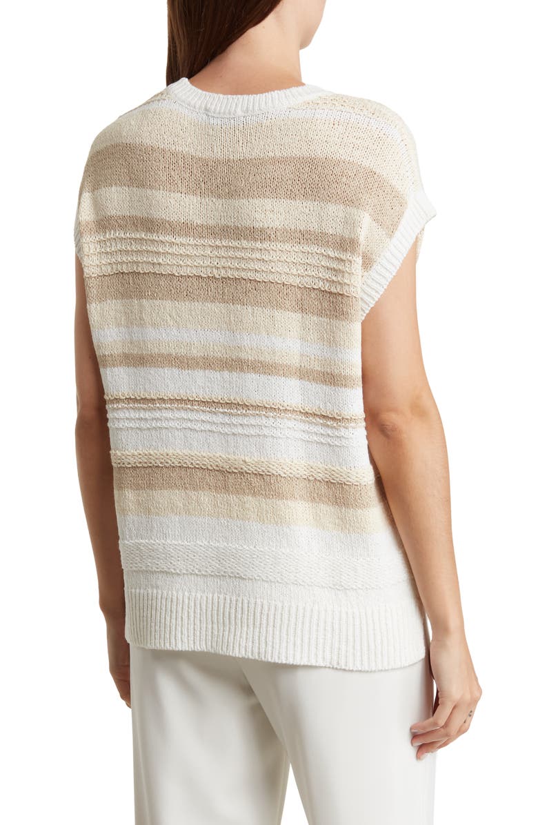 DKNY Stripe Sweater Tank, Alternate, color,