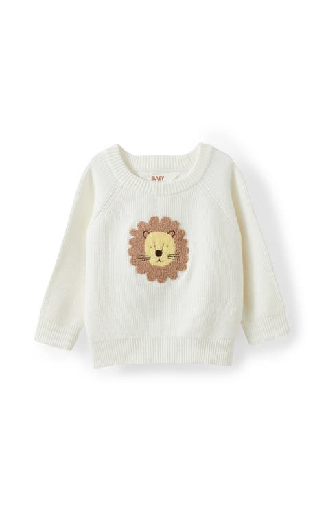 Organic Raglan Knit Sweater