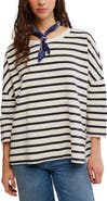 Free People Second Sense Striped T-Shirt
