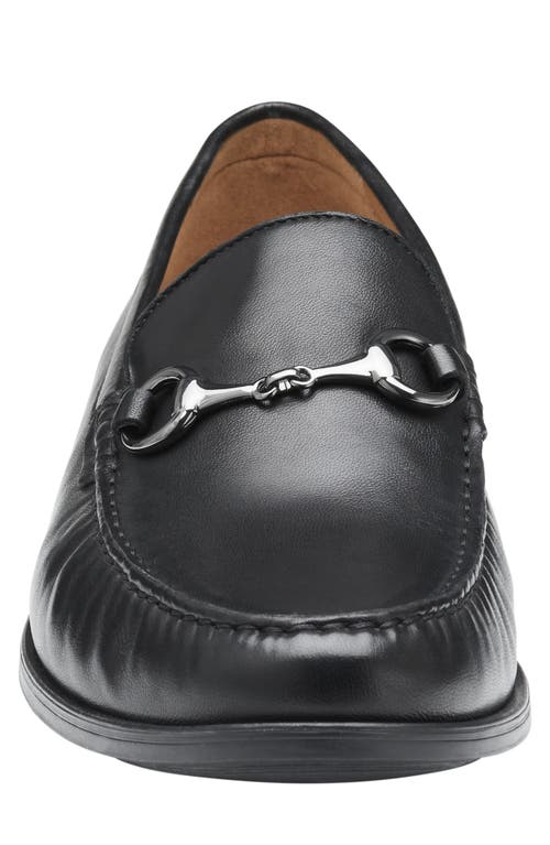 Johnston & Murphy Harrison Bit Loafer In Black Glove Leather
