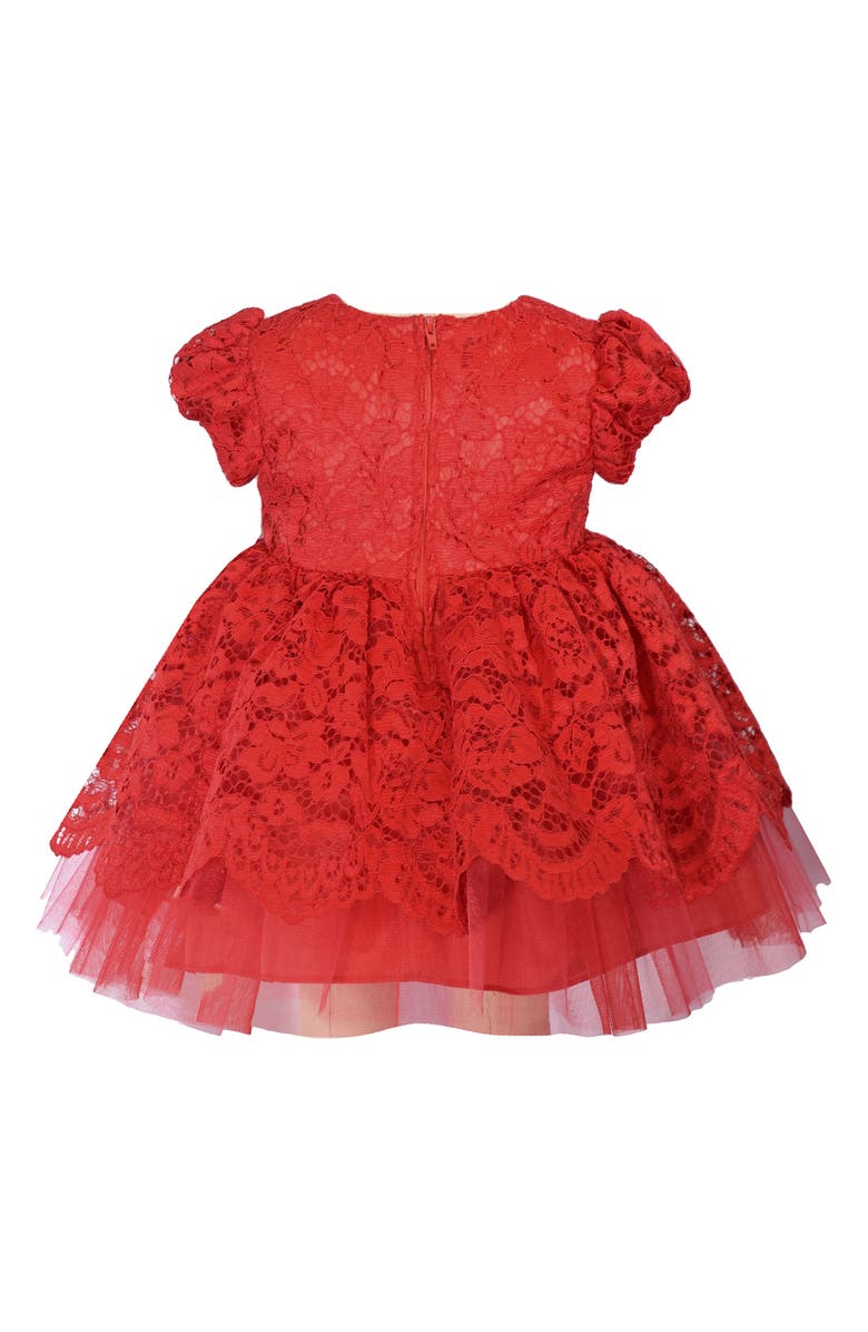 Iris & Ivy Puff Sleeve Lace Party Dress, Alternate, color,