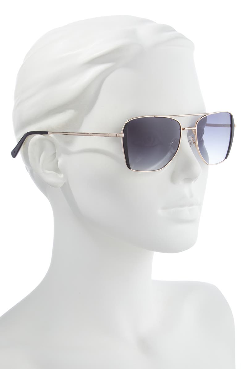 Ted Baker London 55mm Gradient Square Sunglasses, Alternate, color,