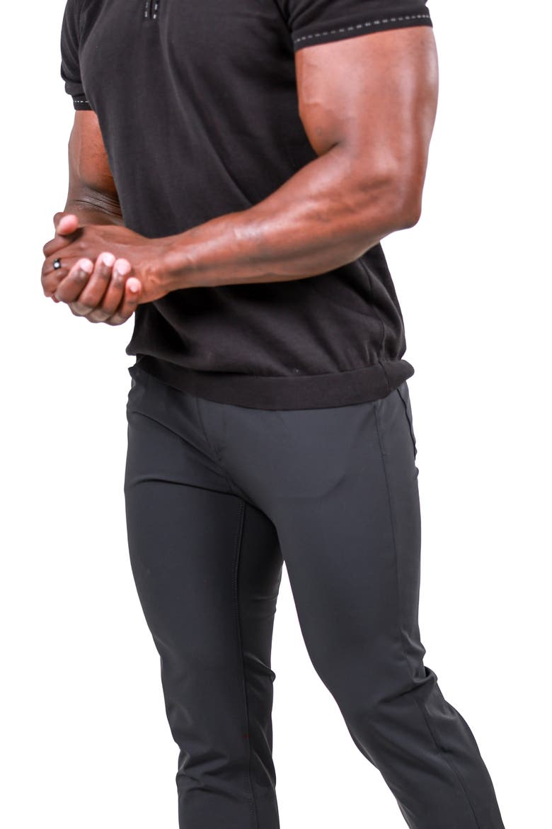 Marthyr Slim Fit Pants, Alternate, color, BLACK