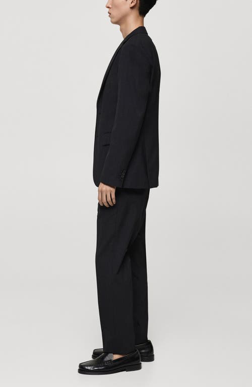 Mango Men's Virgin Wool Slim-fit Suit Pants In Grey