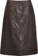 PARTOW Broome Leather Skirt