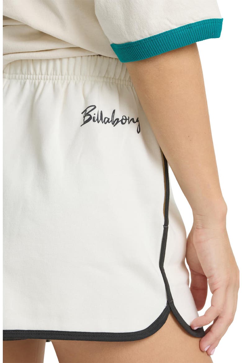 Spring Break Fleece Shorts, Alternate, color, SALT CRYSTAL