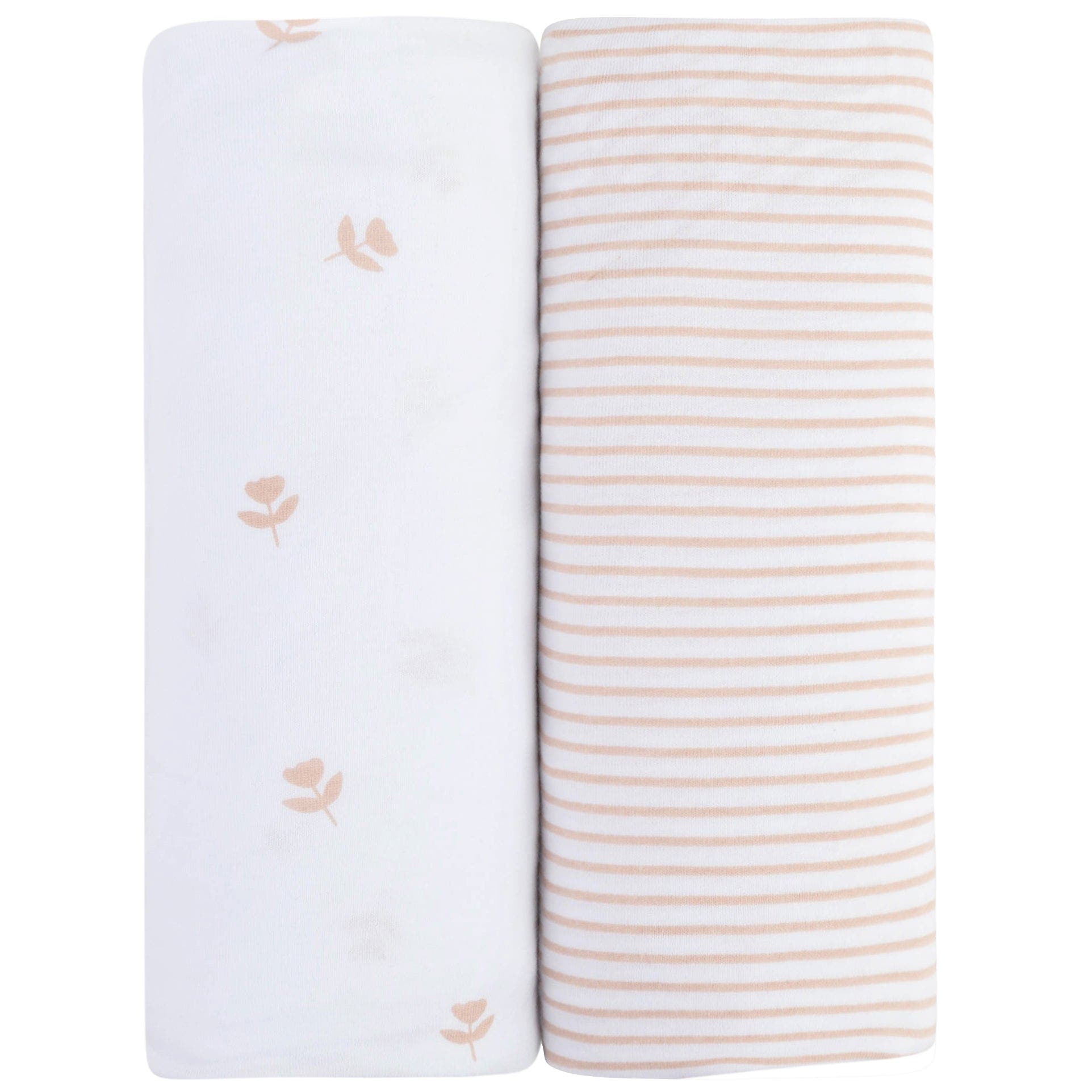 Mauve Tulip & Stripes