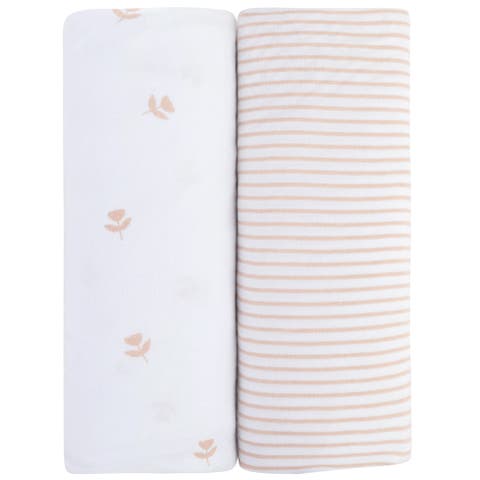 Baby Fitted Crib Sheet Set 2 Pack