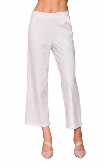 MELLODAY Knit Pintuck Ankle Pants