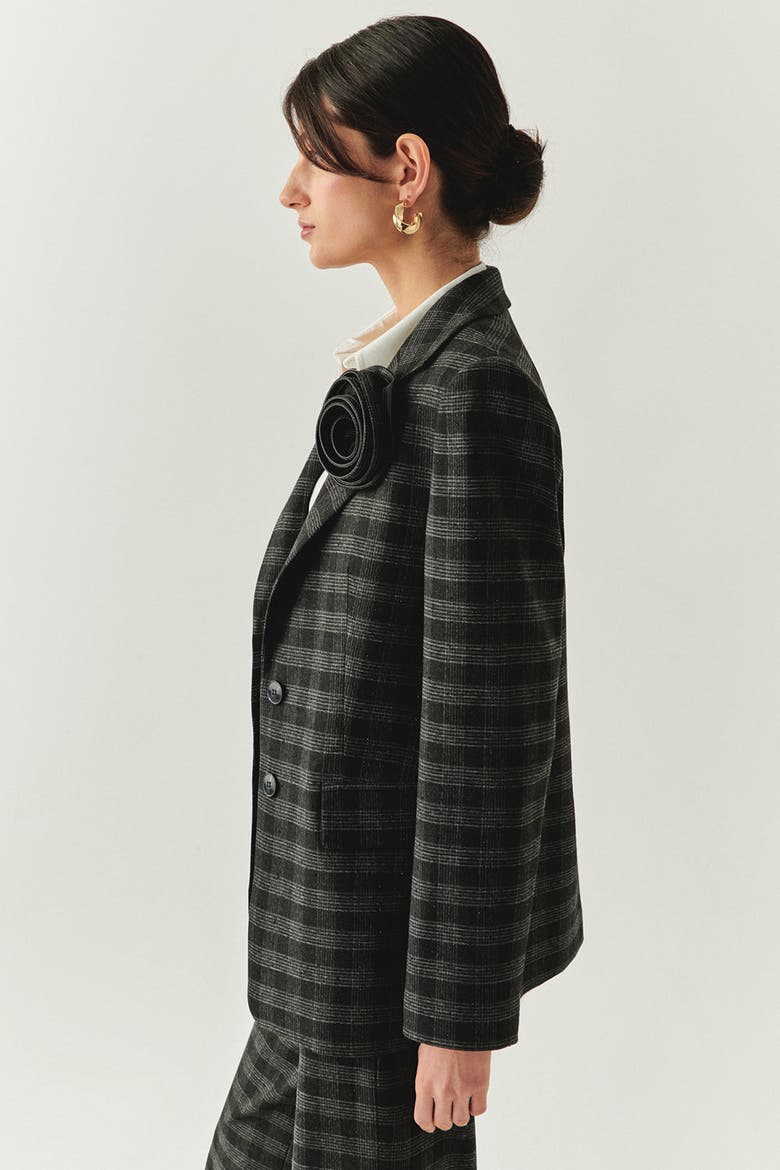 Amiri Plaid Jacket, Alternate, color, ANTHRACITE