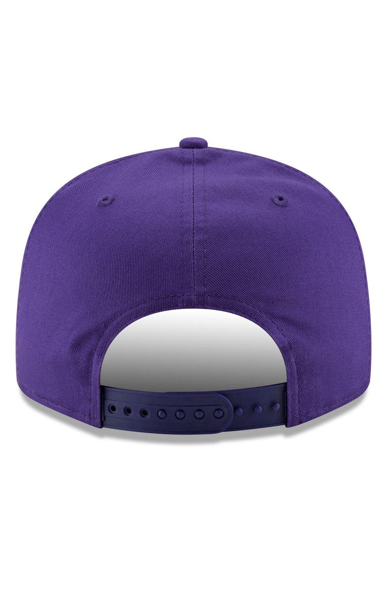 New Era Men's New Era Purple Minnesota Vikings Basic 9FIFTY Adjustable Snapback Hat, Alternate, color, Purple