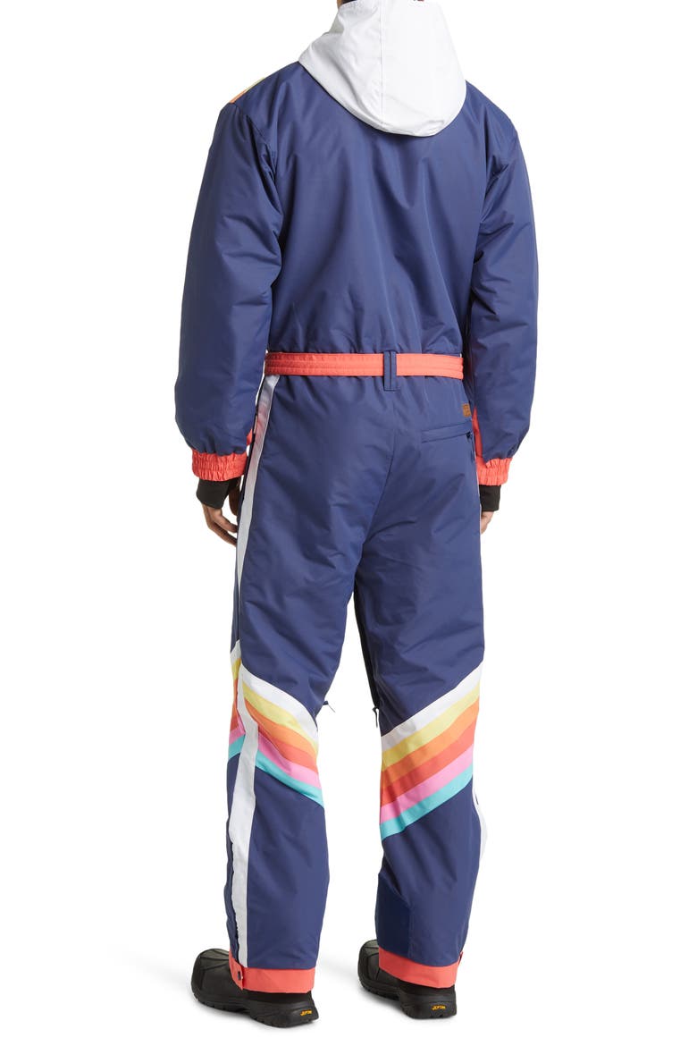 Santa Fe Shredder Waterproof Snowsuit, Alternate, color, NAVY