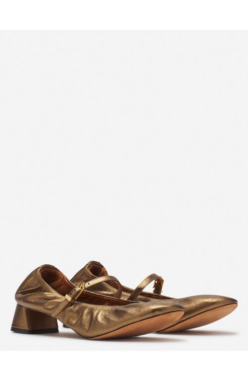 Lanvin Ballerina Mary Jane In Bronze