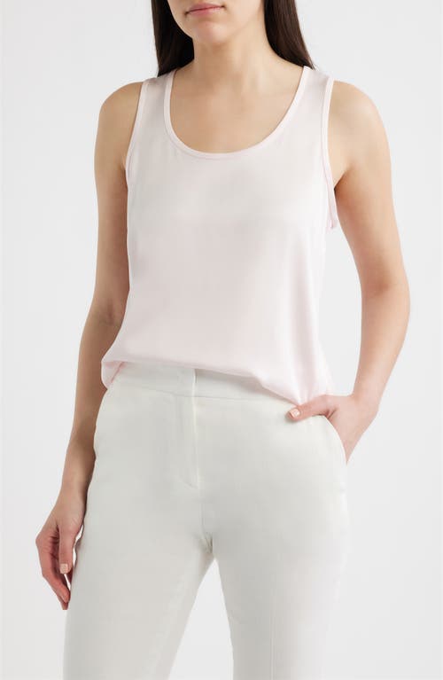 BOSS Bettyna Stretch Silk Tank in Ocean Rose at Nordstrom, Size 4