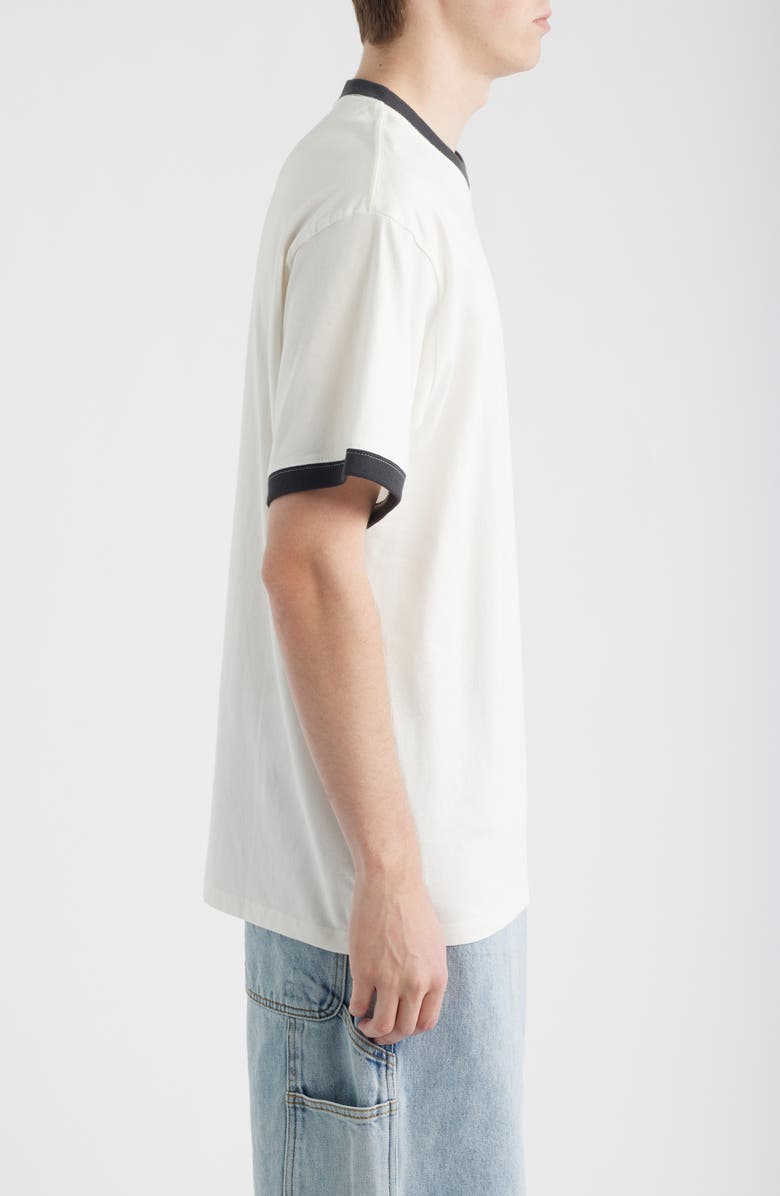 Rip Curl Liquid Trips Embroidered Ringer T-Shirt, Alternate, color, Bone