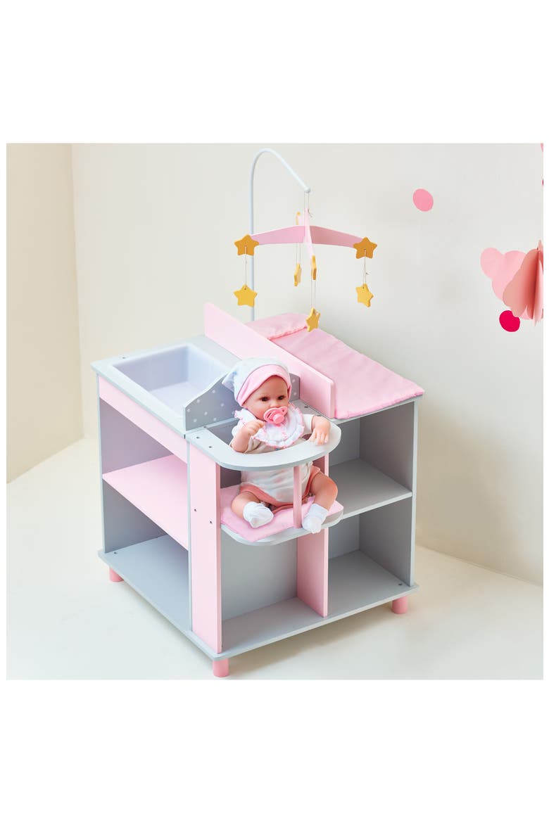 Olivia's Little World Baby Doll Changing Station, Alternate, color, GRAY