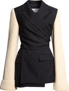 Dries Van Noten Beline Bis Crepe Jacket