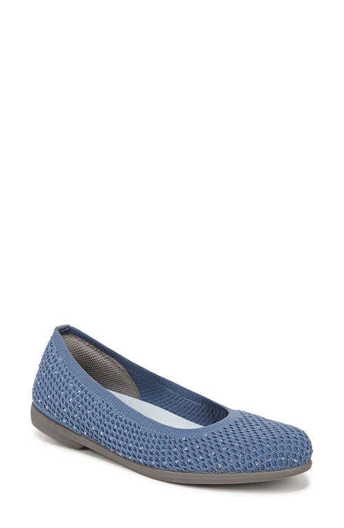 Bzees Kallie Washable Ballet Flats In Medium Blue