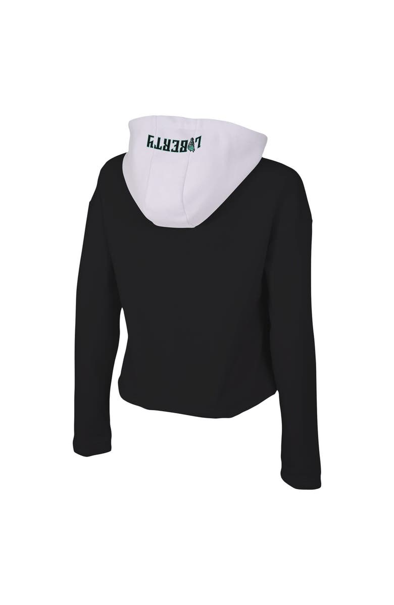 Stadium Essentials Women's Stadium Essentials Black New York Liberty Game Plan Quarter-Zip Hoodie, Alternate, color, 