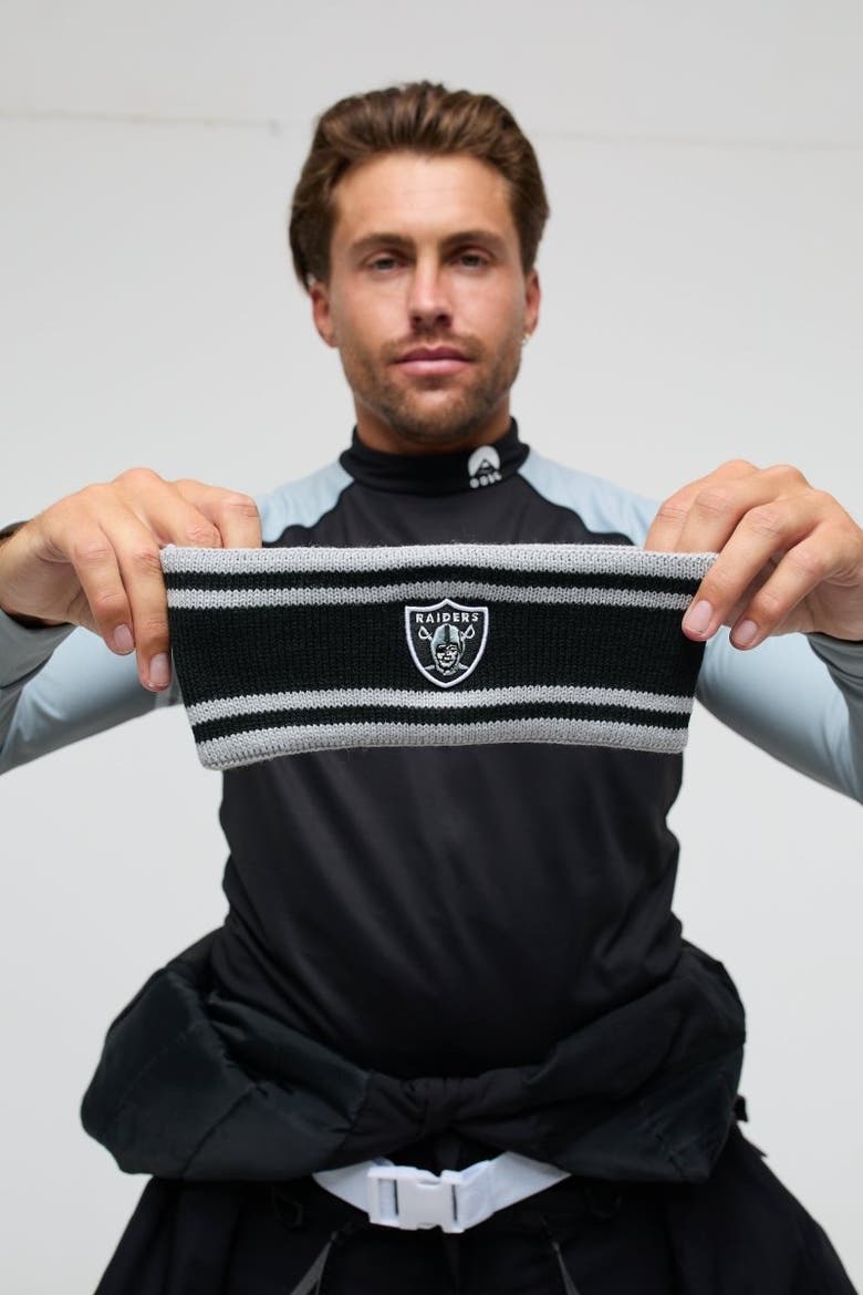 Las Vegas Raiders - OOSC x NFL Headband, Alternate, color, Multicolored