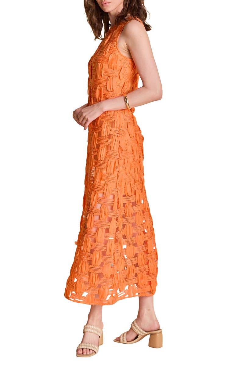 Endless Rose Textured Maxi Dress, Alternate, color, Orange