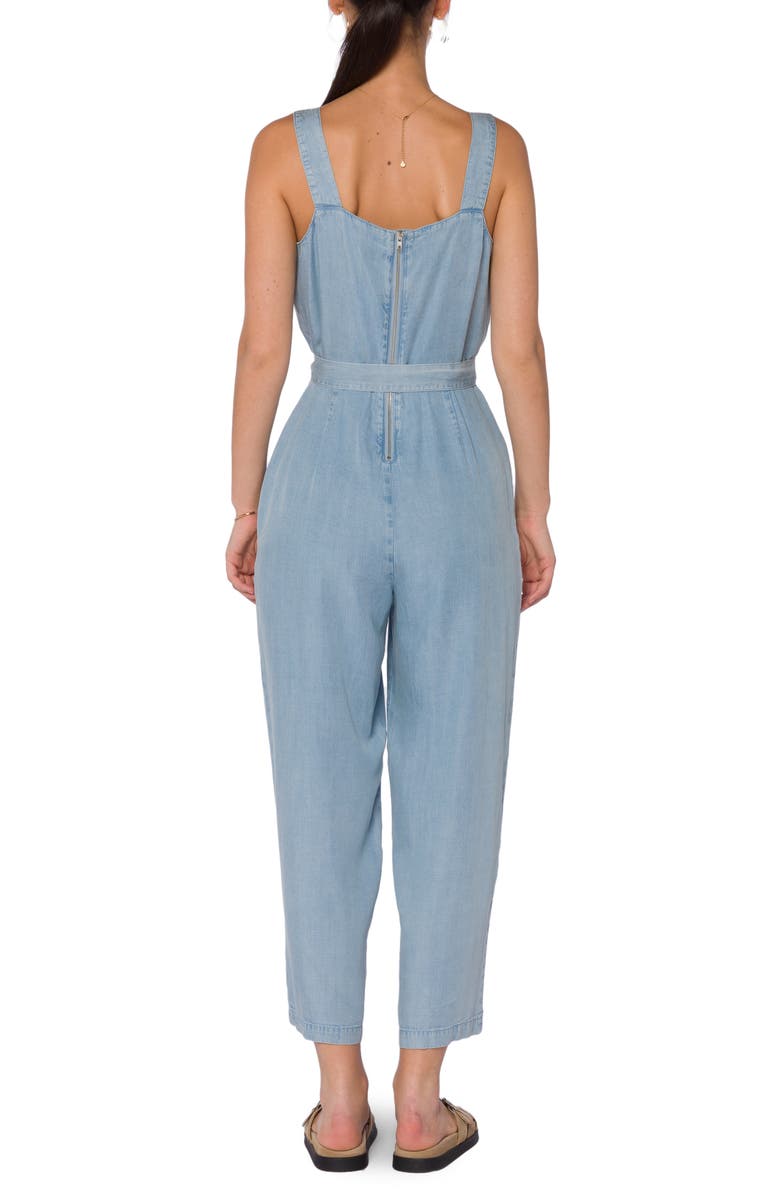 VELVET HEART Square Neck Wide Leg Jumpsuit, Alternate, color, 