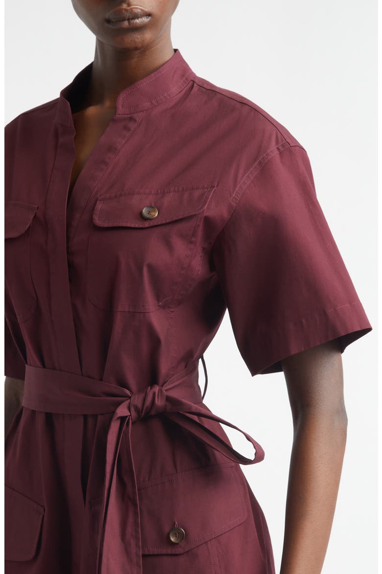 Quinn Mini Shirtdress, Alternate, color, PLUM