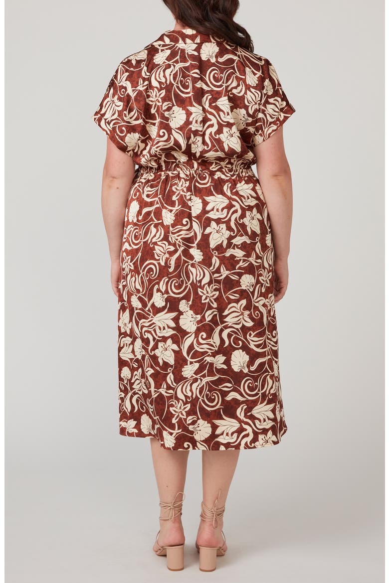 Solana Floral Print Midi Dress, Alternate, color, PRINT