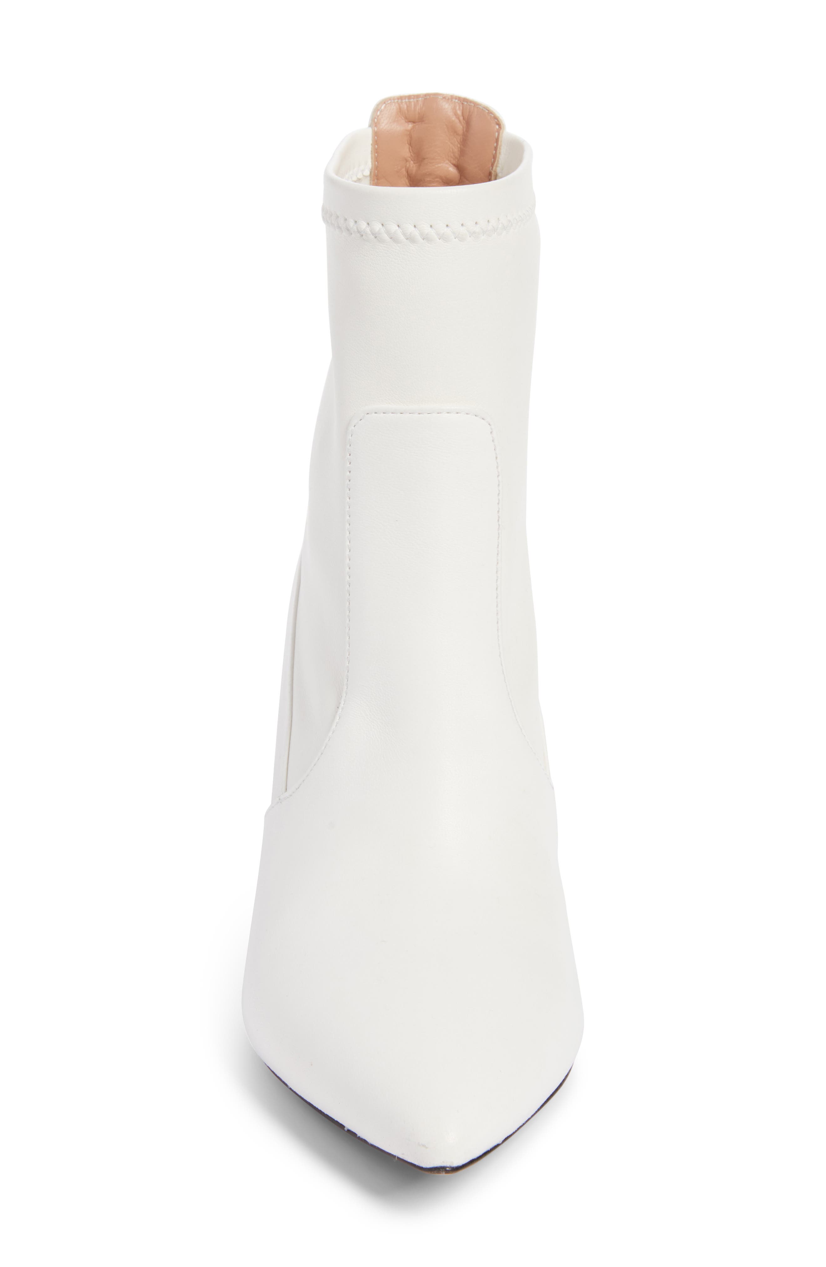 Abra Bootie, Alternate, color, WHITE LEATHER